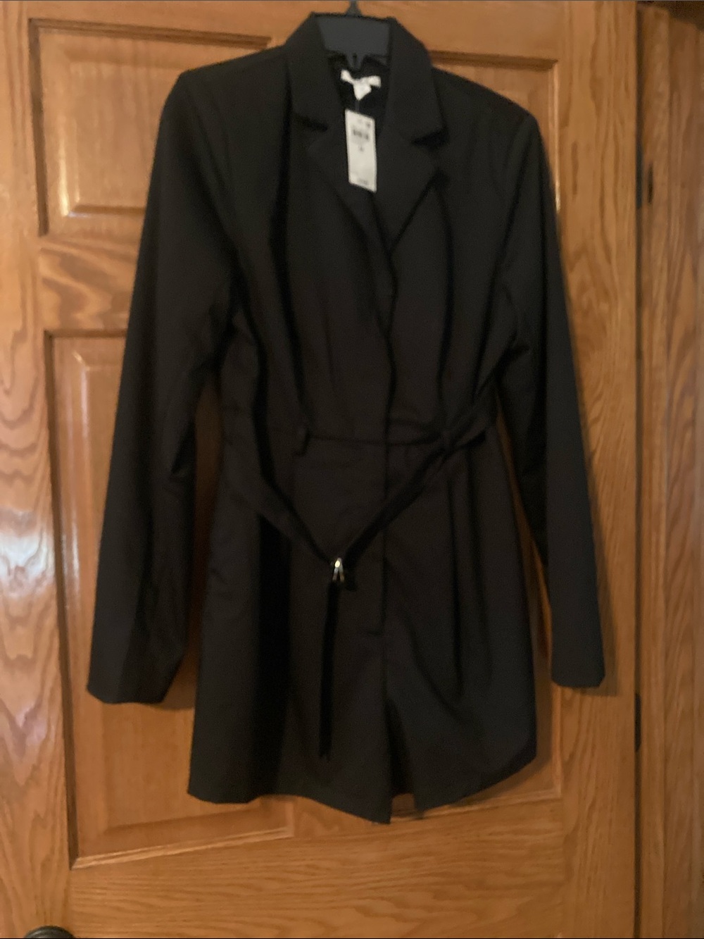 Bar III Black Belted Blazer Shorts